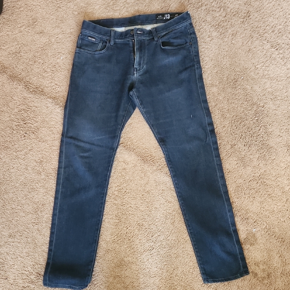 Armani Exchange Dark Blue Slim Jeans